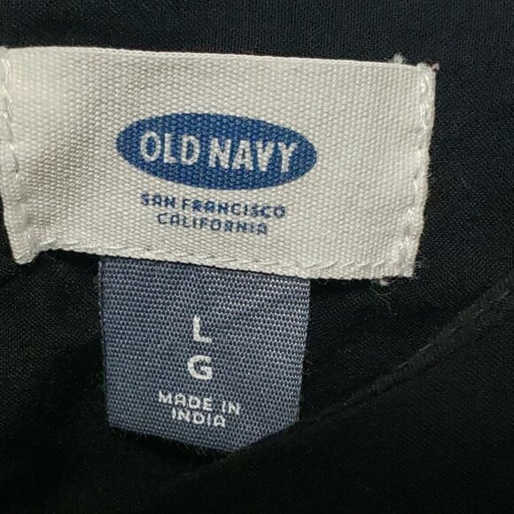 WOMENS OLD NAVY BLACK STRAP SUMMER DRESS SIZE LARGE - Picture 2 of 5